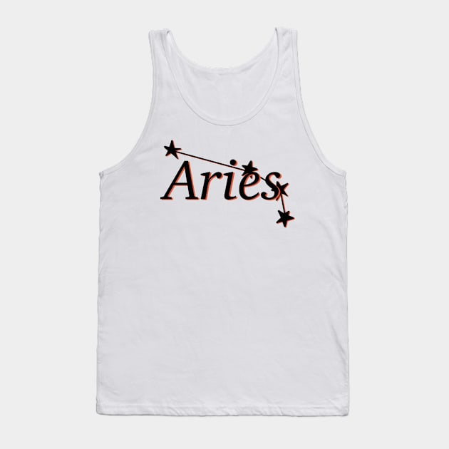 Aries Constellation Tank Top by SentABearToSpace 